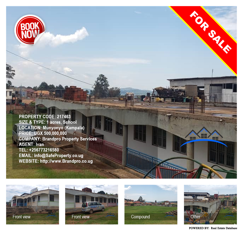 School  for sale in Munyonyo Kampala Uganda, code: 217463