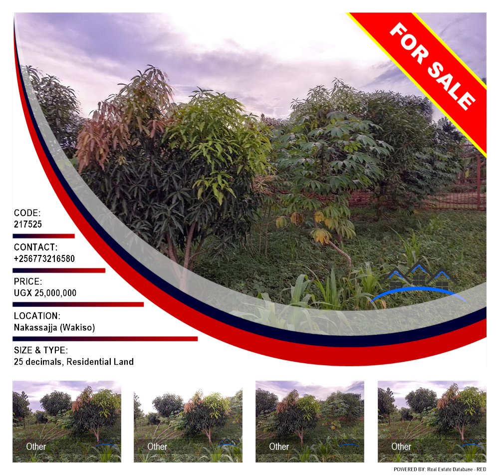 Residential Land  for sale in Nakassajja Wakiso Uganda, code: 217525