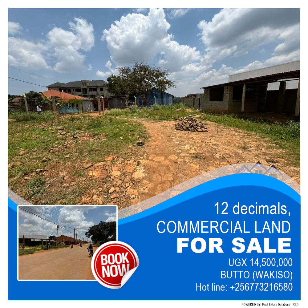 Commercial Land  for sale in Butto Wakiso Uganda, code: 217535