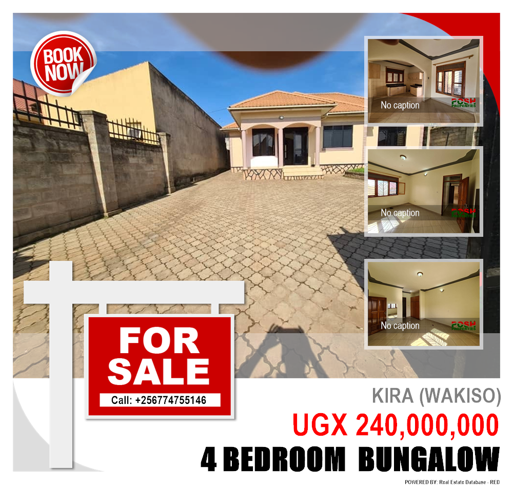 4 bedroom Bungalow  for sale in Kira Wakiso Uganda, code: 217536