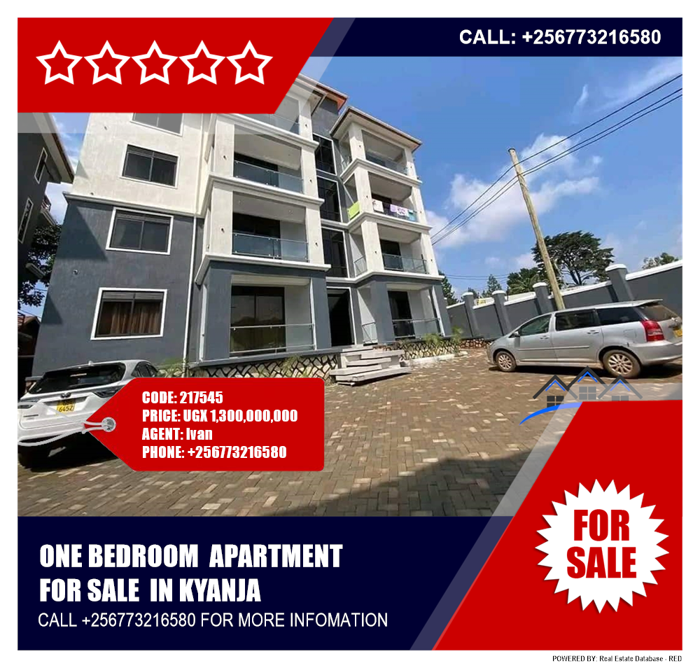 1 bedroom Apartment  for sale in Kyanja Wakiso Uganda, code: 217545