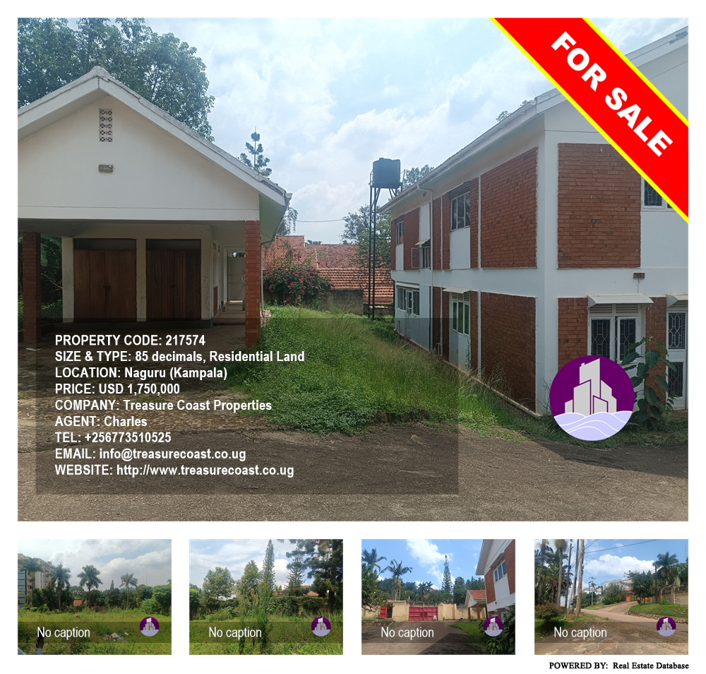 Residential Land  for sale in Naguru Kampala Uganda, code: 217574