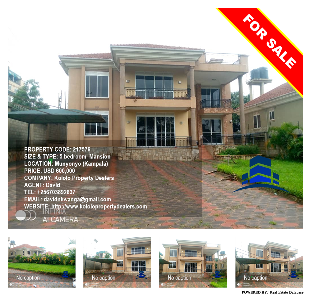 5 bedroom Mansion  for sale in Munyonyo Kampala Uganda, code: 217576