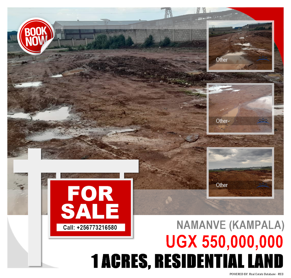 Residential Land  for sale in Namanve Kampala Uganda, code: 217598