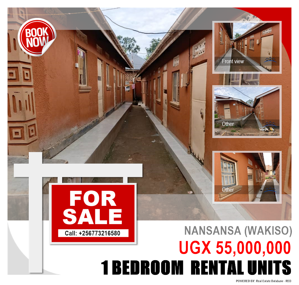 1 bedroom Rental units  for sale in Nansansa Wakiso Uganda, code: 217645