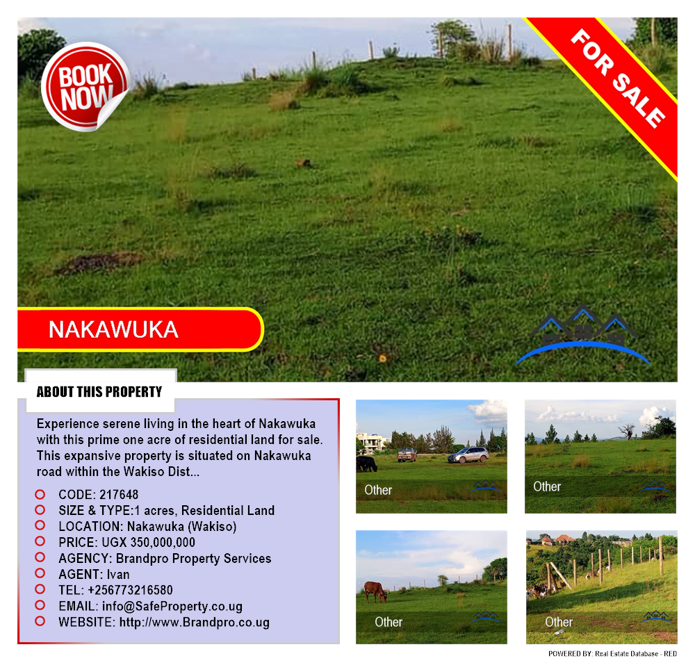 Residential Land  for sale in Nakawuka Wakiso Uganda, code: 217648