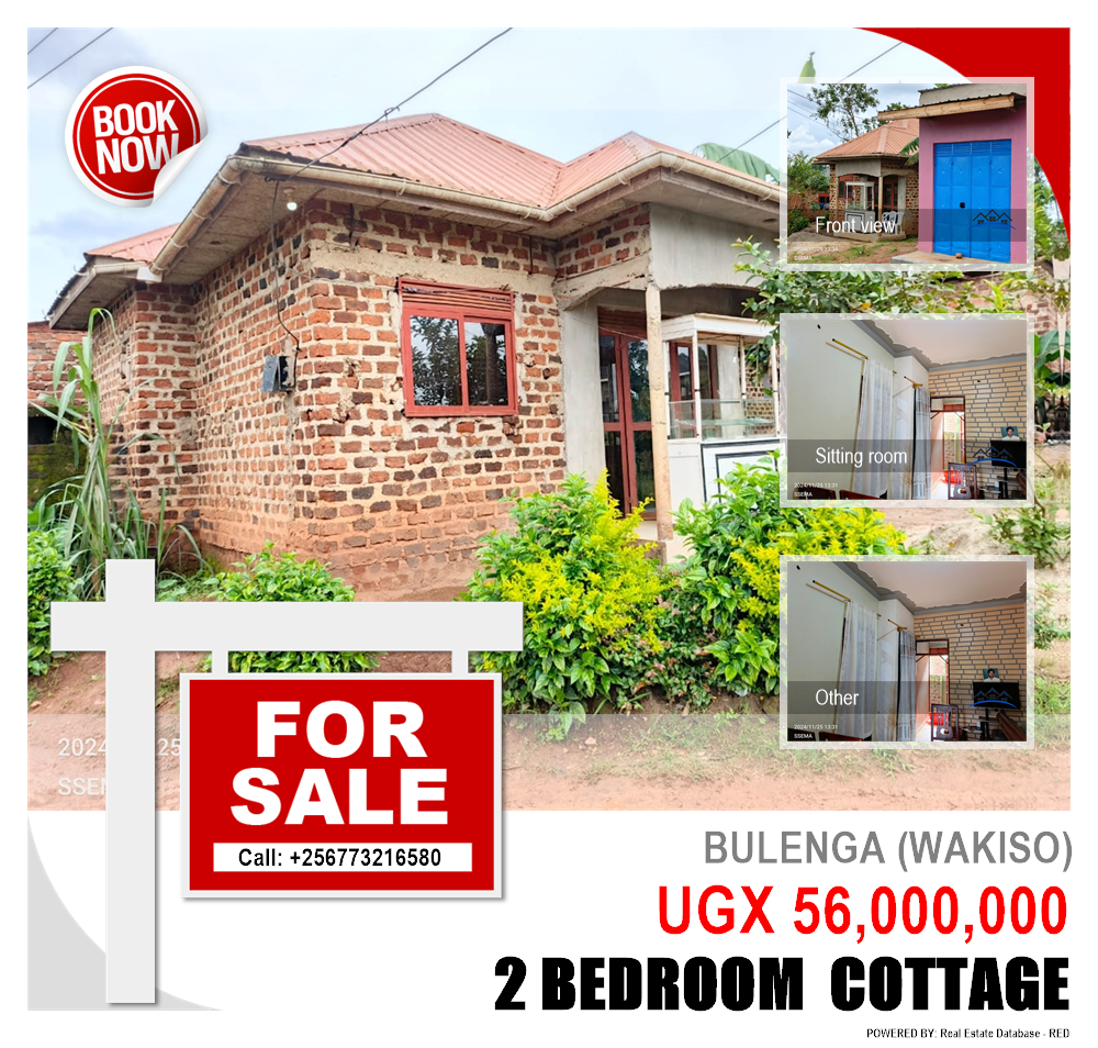 2 bedroom Cottage  for sale in Bulenga Wakiso Uganda, code: 217652