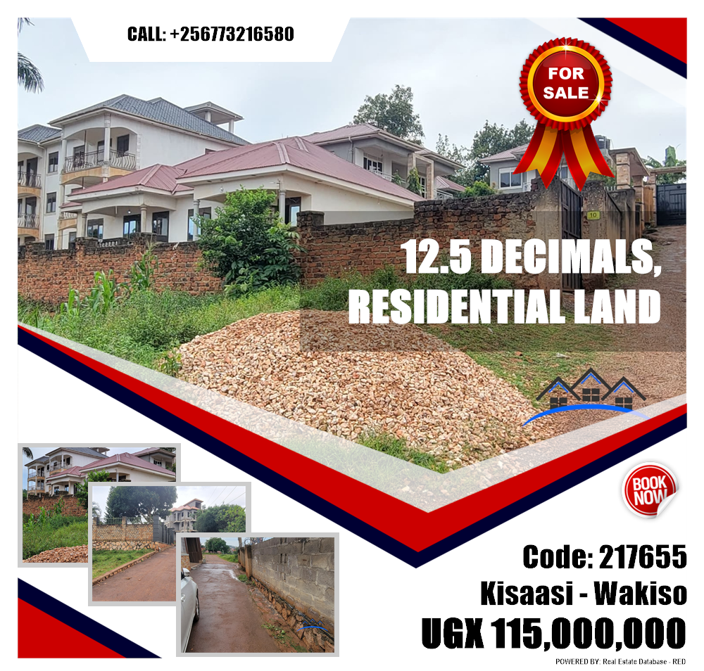 Residential Land  for sale in Kisaasi Wakiso Uganda, code: 217655