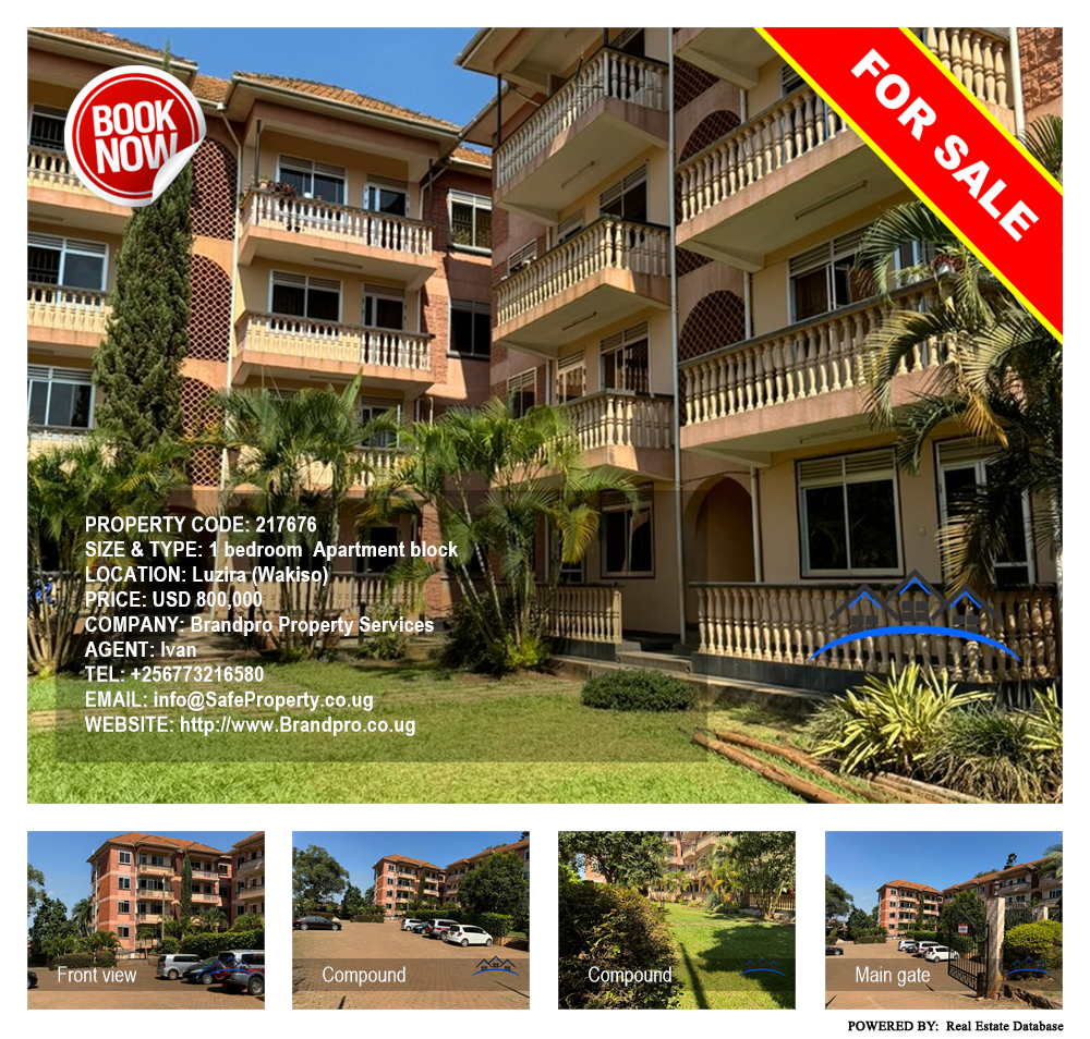 1 bedroom Apartment block  for sale in Luzira Wakiso Uganda, code: 217676