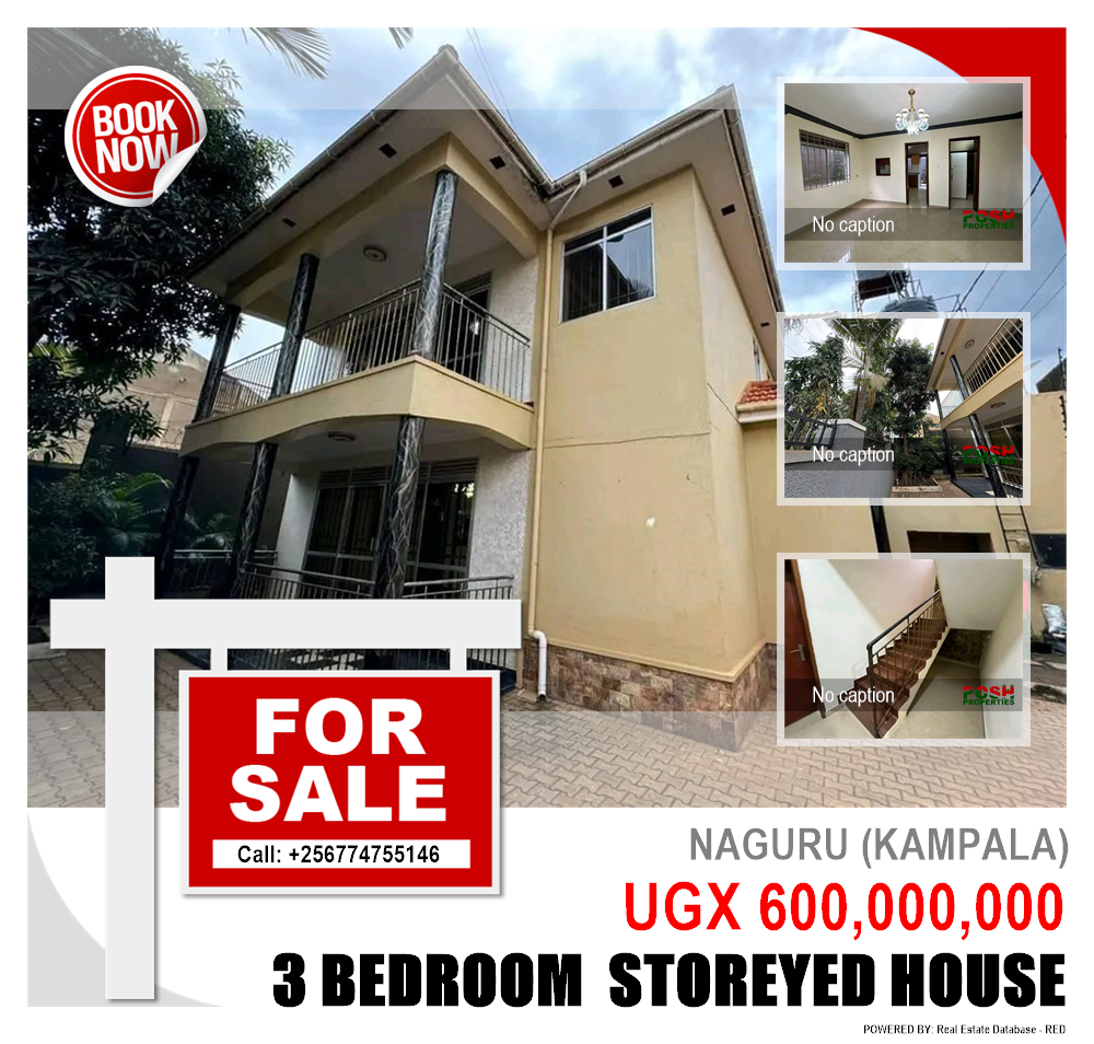 3 bedroom Storeyed house  for sale in Naguru Kampala Uganda, code: 217796