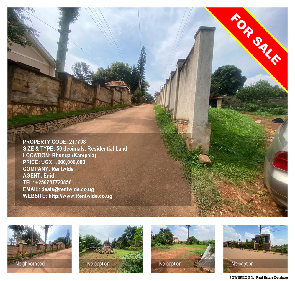 Residential Land  for sale in Bbunga Kampala Uganda, code: 217798