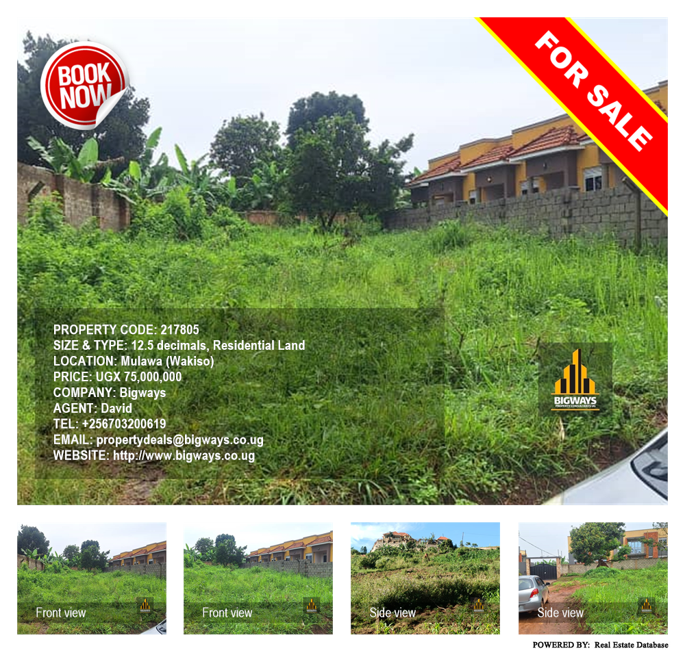 Residential Land  for sale in Mulawa Wakiso Uganda, code: 217805