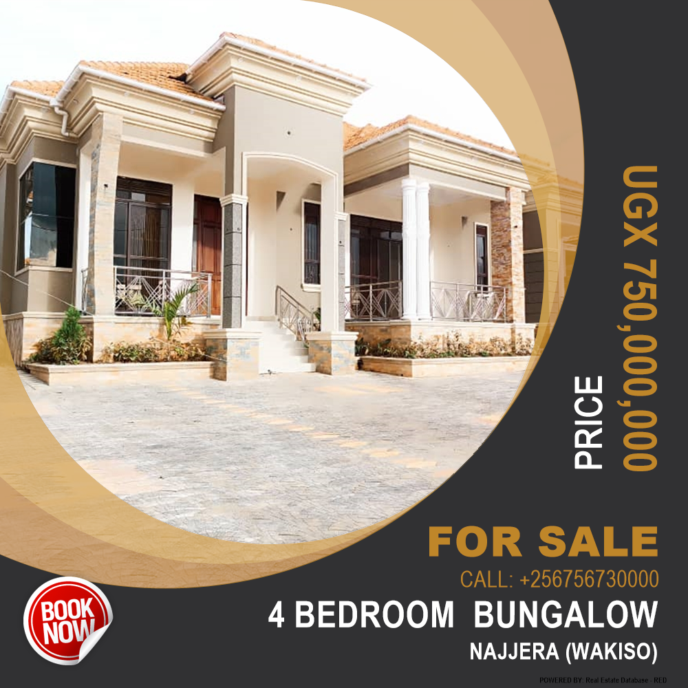 4 bedroom Bungalow  for sale in Najjera Wakiso Uganda, code: 217845