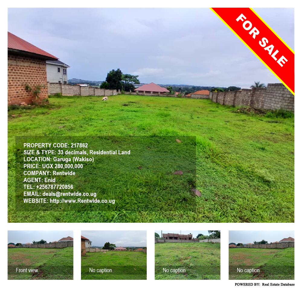 Residential Land  for sale in Garuga Wakiso Uganda, code: 217862