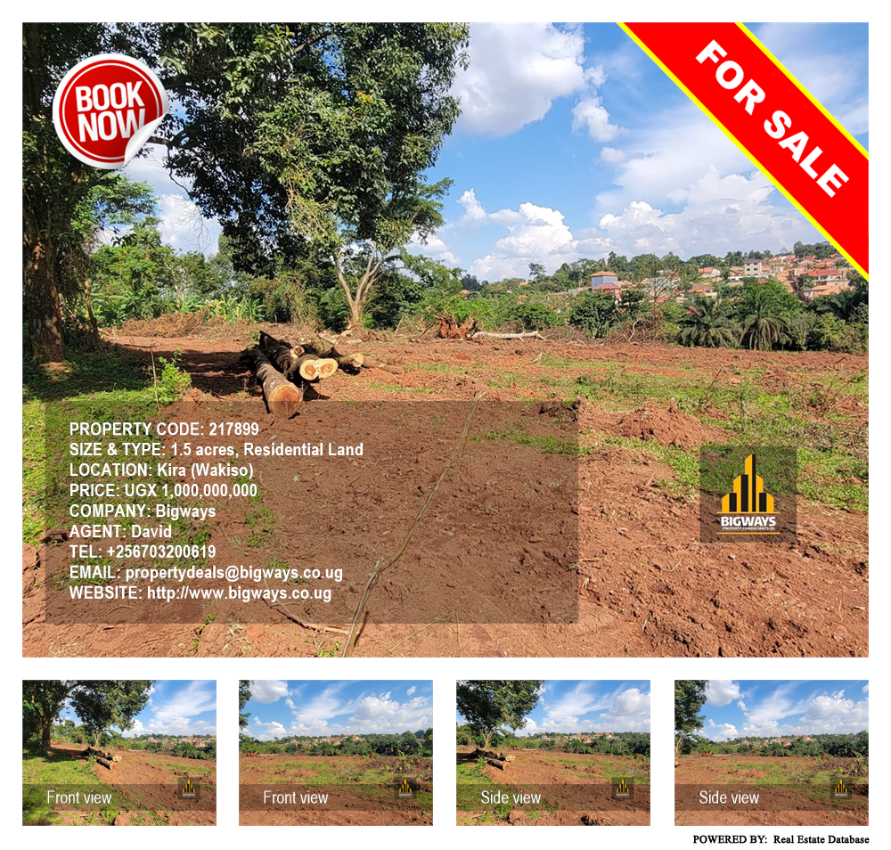 Residential Land  for sale in Kira Wakiso Uganda, code: 217899