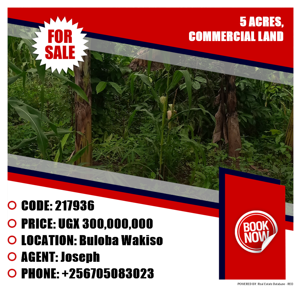 Commercial Land  for sale in Buloba Wakiso Uganda, code: 217936