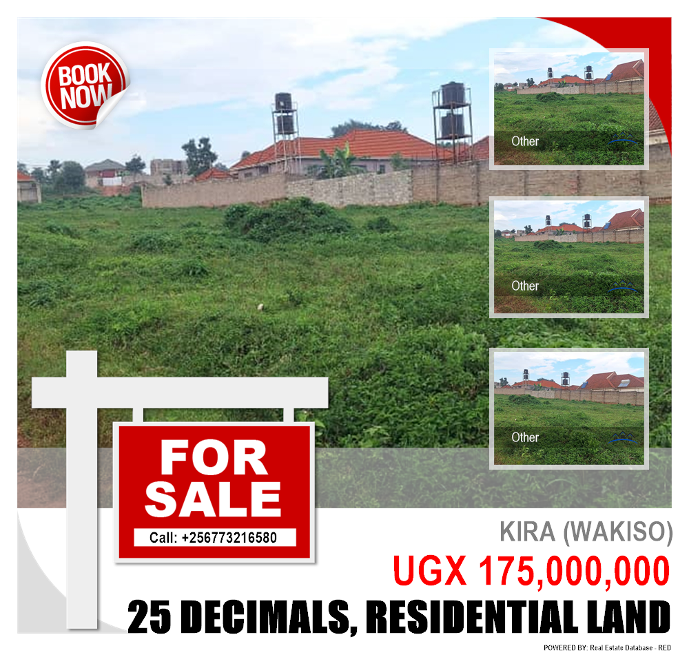 Residential Land  for sale in Kira Wakiso Uganda, code: 217948