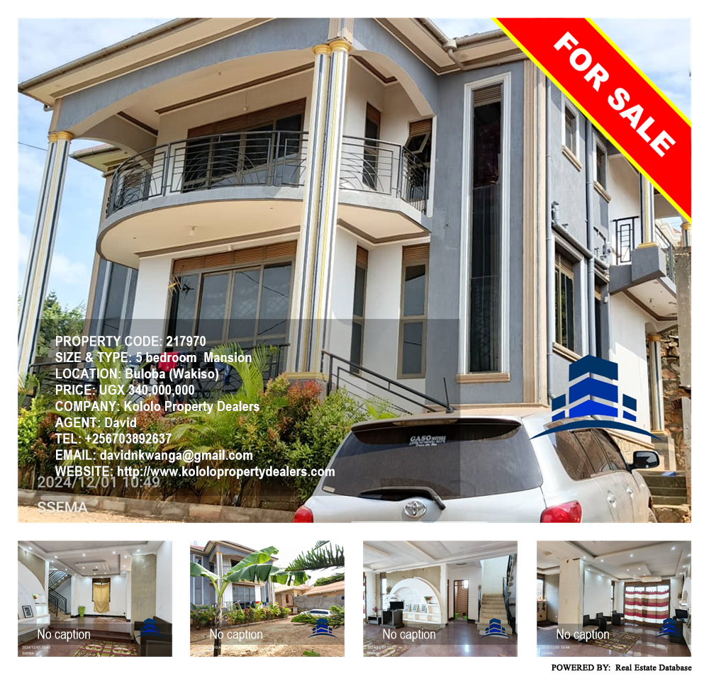 5 bedroom Mansion  for sale in Buloba Wakiso Uganda, code: 217970