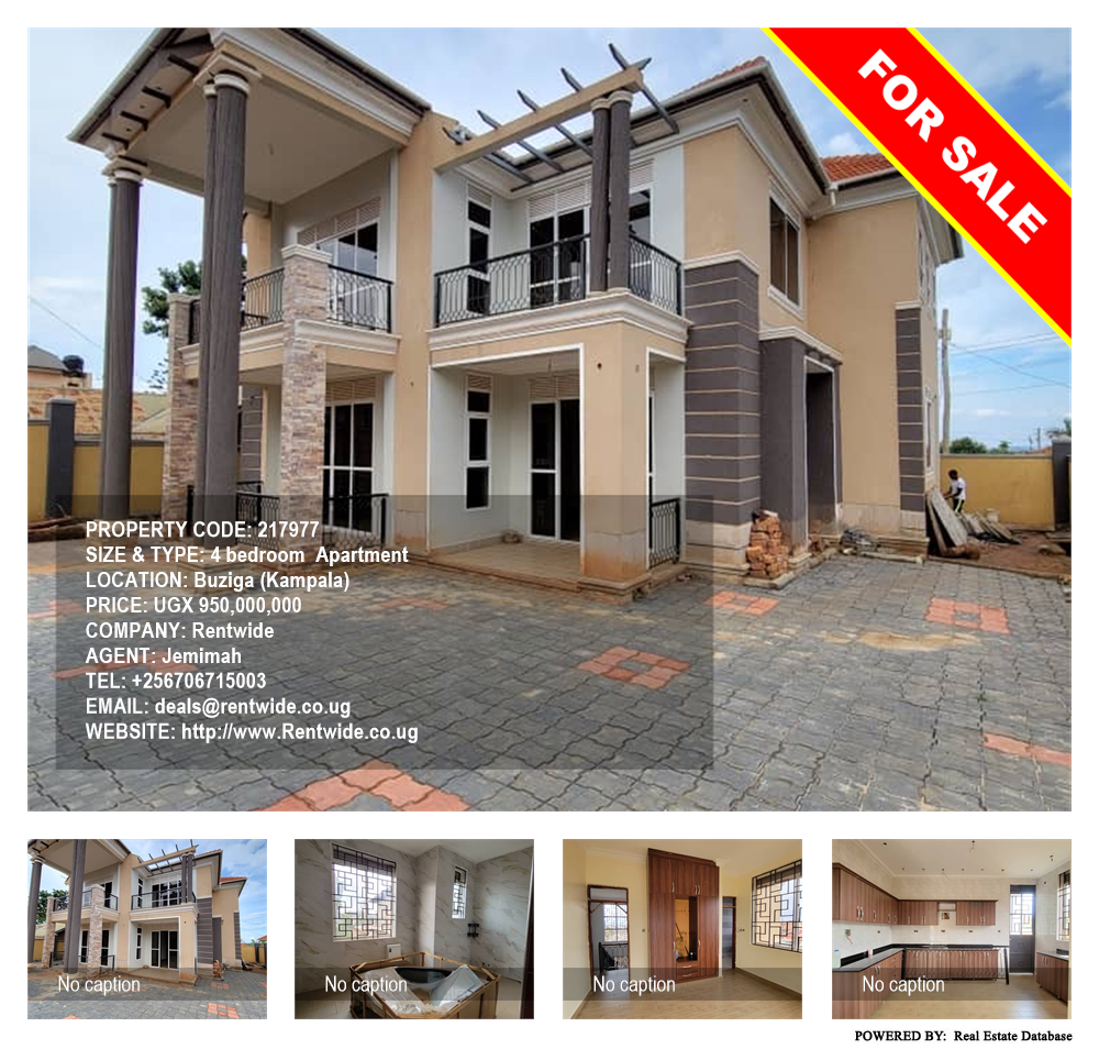 4 bedroom Apartment  for sale in Buziga Kampala Uganda, code: 217977