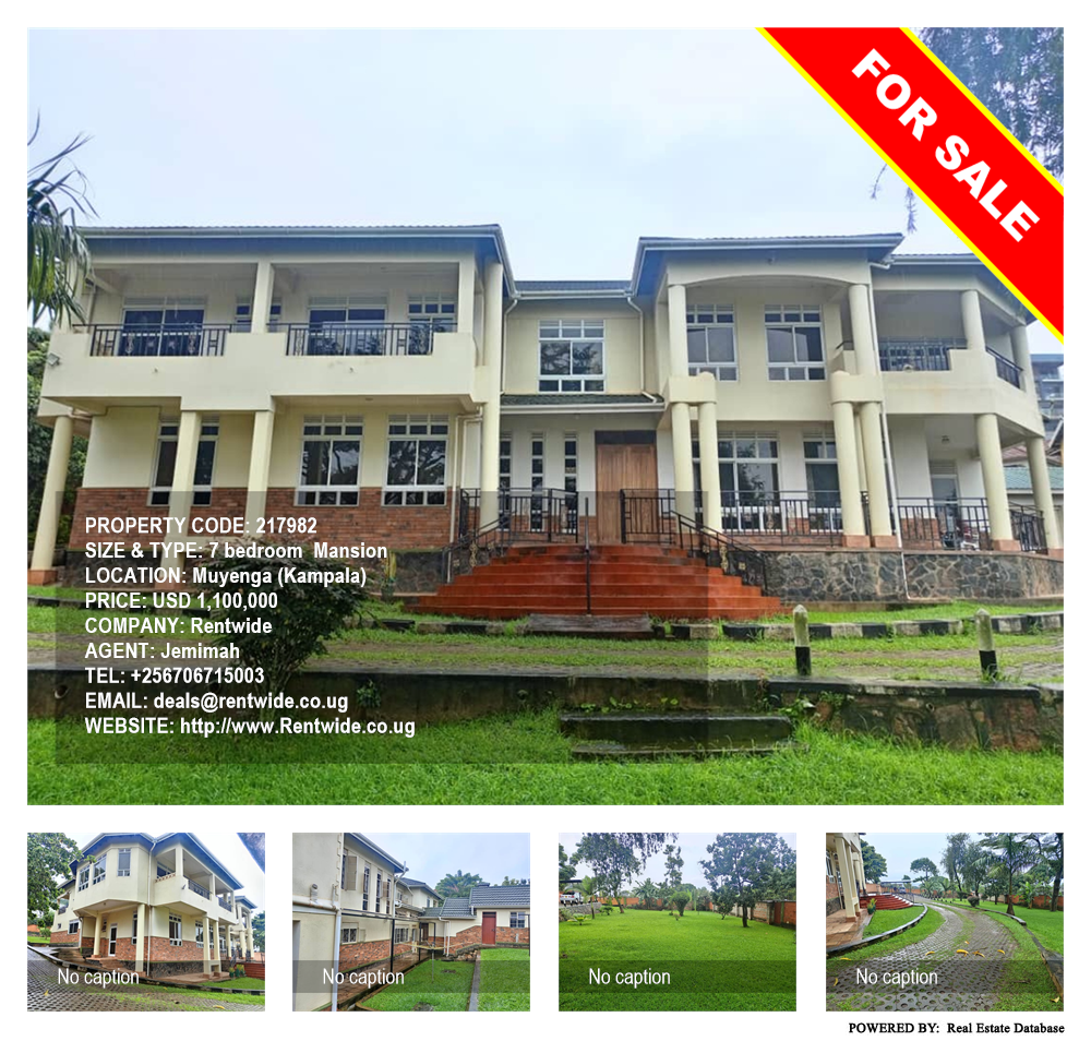 7 bedroom Mansion  for sale in Muyenga Kampala Uganda, code: 217982