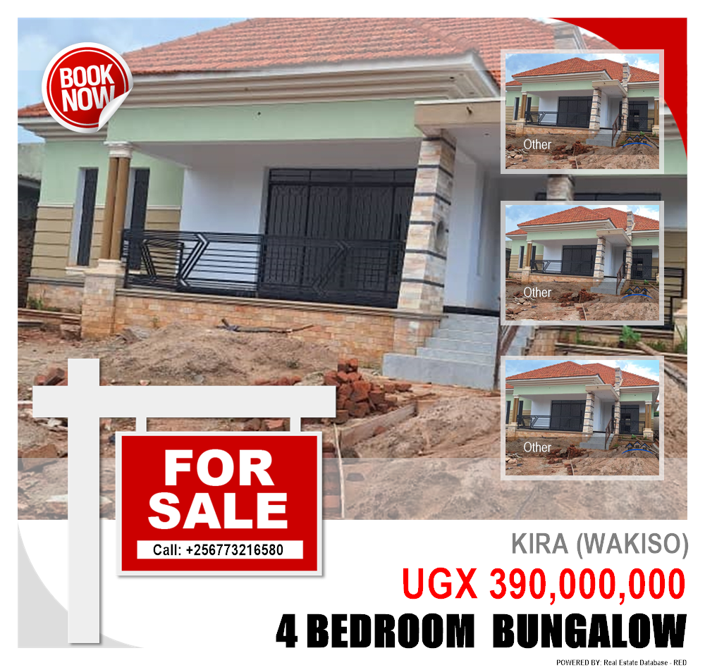 4 bedroom Bungalow  for sale in Kira Wakiso Uganda, code: 218020