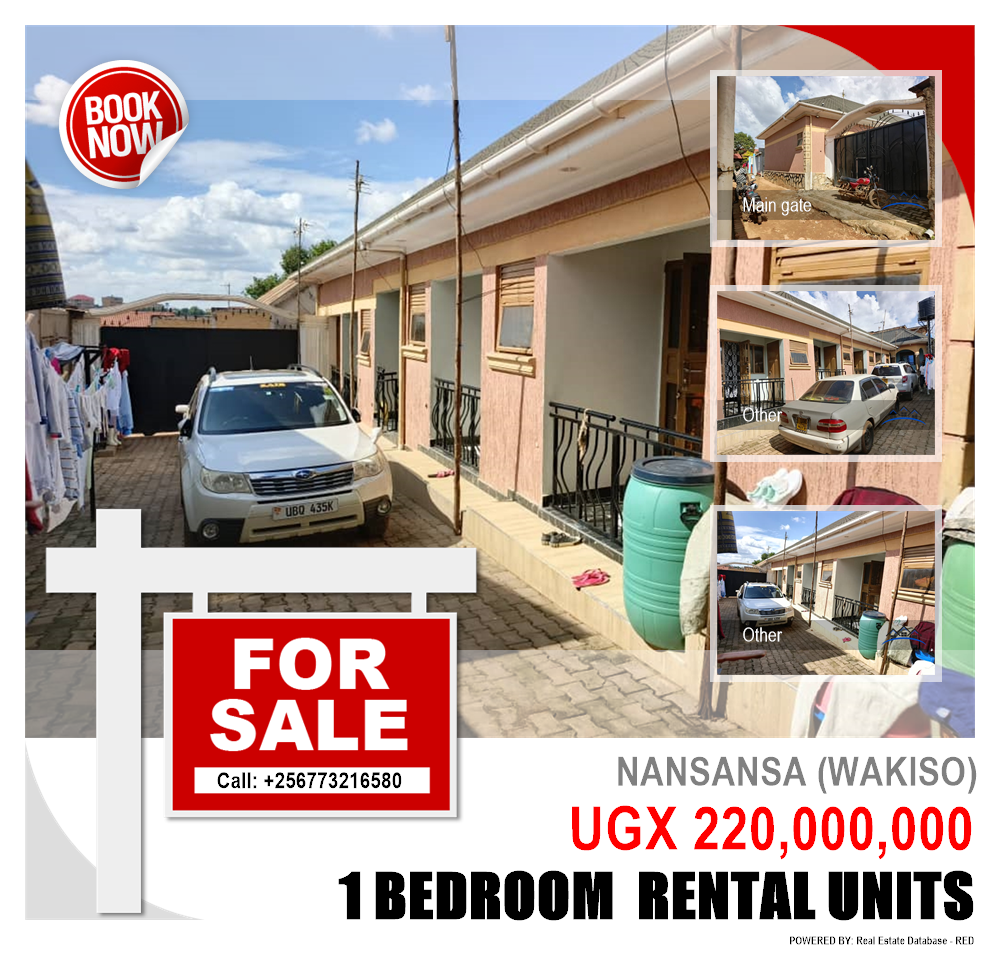 1 bedroom Rental units  for sale in Nansansa Wakiso Uganda, code: 218032