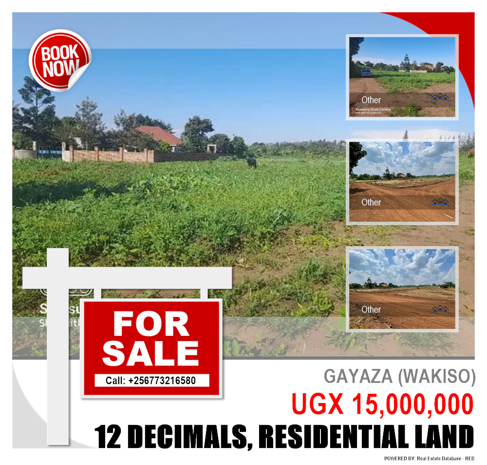 Residential Land  for sale in Gayaza Wakiso Uganda, code: 218046