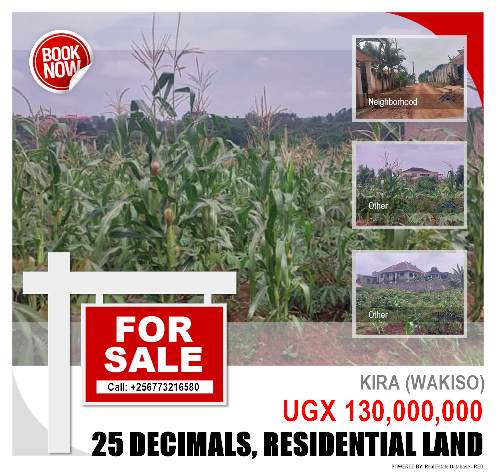 Residential Land  for sale in Kira Wakiso Uganda, code: 218050