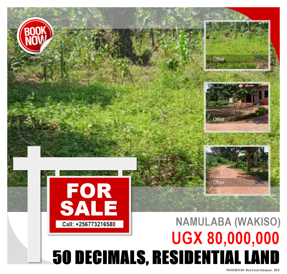 Residential Land  for sale in Namulaba Wakiso Uganda, code: 218051