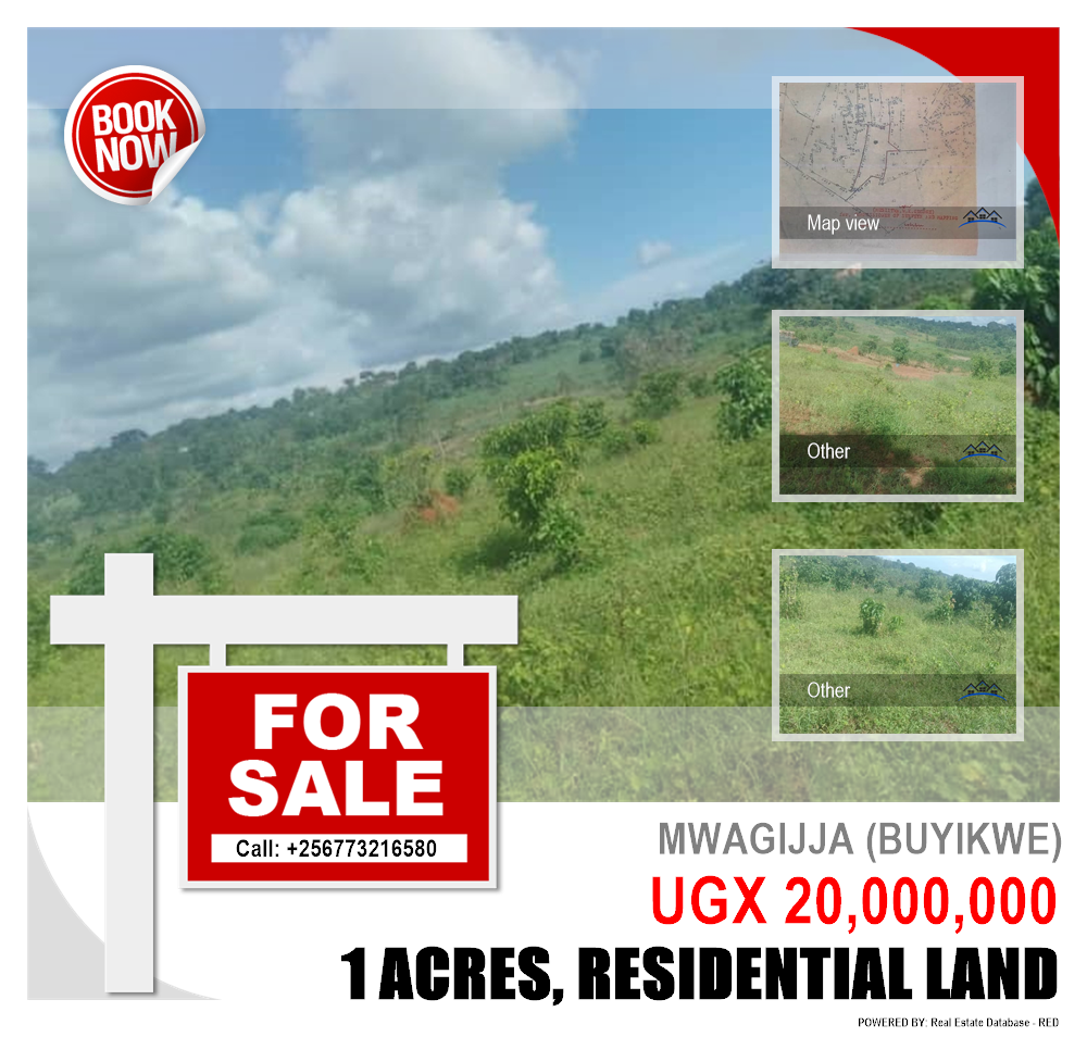 Residential Land  for sale in Mwagijja Buyikwe Uganda, code: 218052