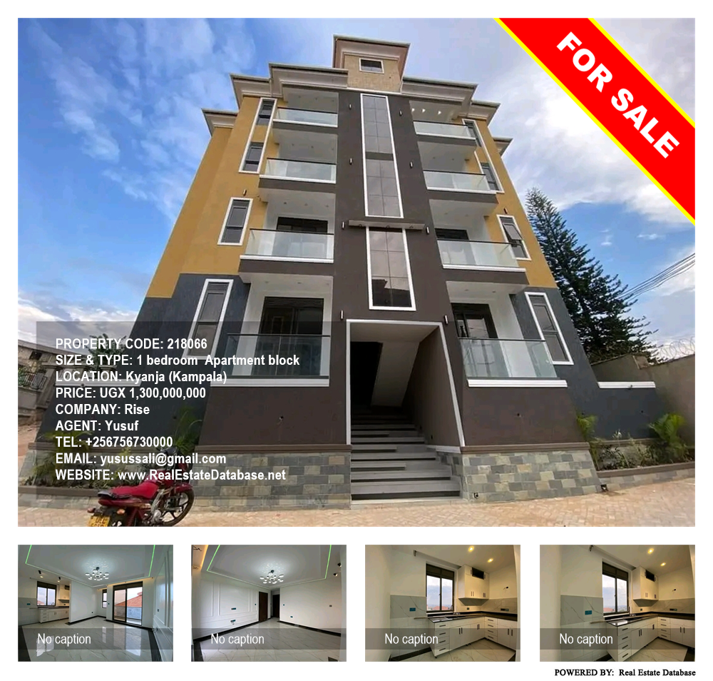 1 bedroom Apartment block  for sale in Kyanja Kampala Uganda, code: 218066