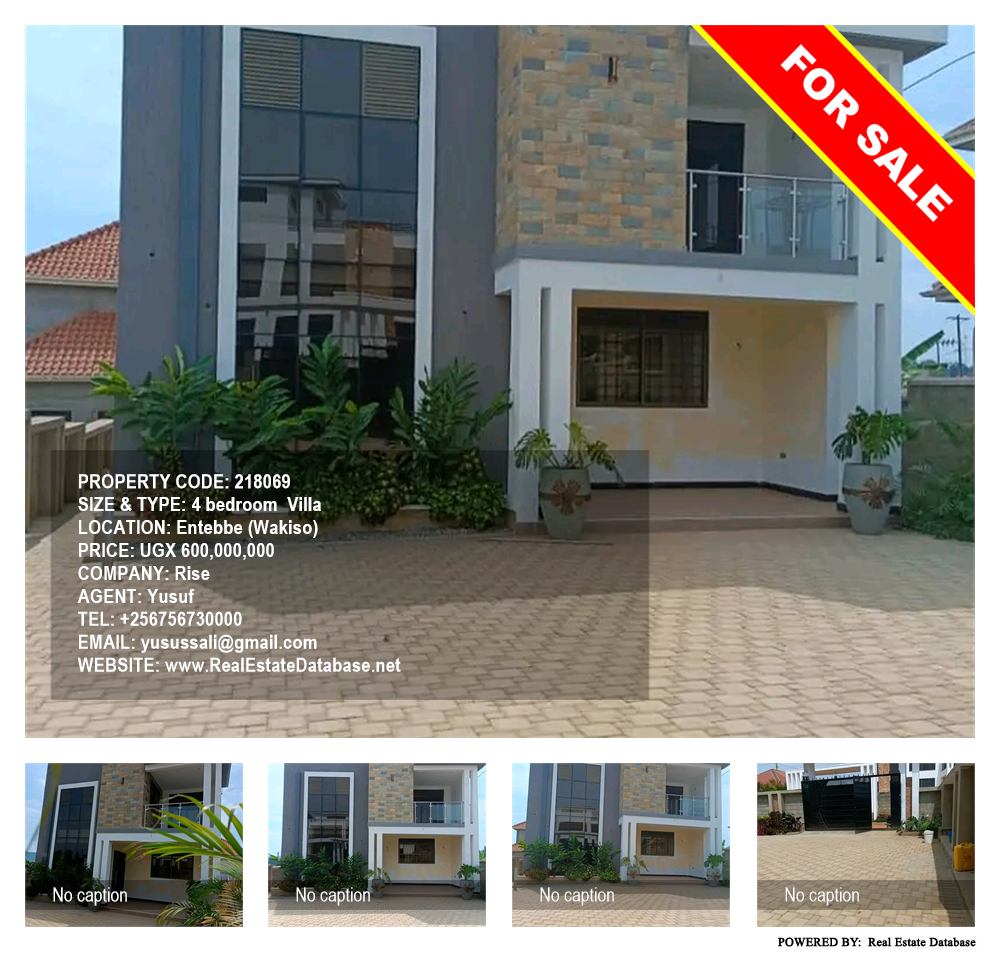 4 bedroom Villa  for sale in Entebbe Wakiso Uganda, code: 218069