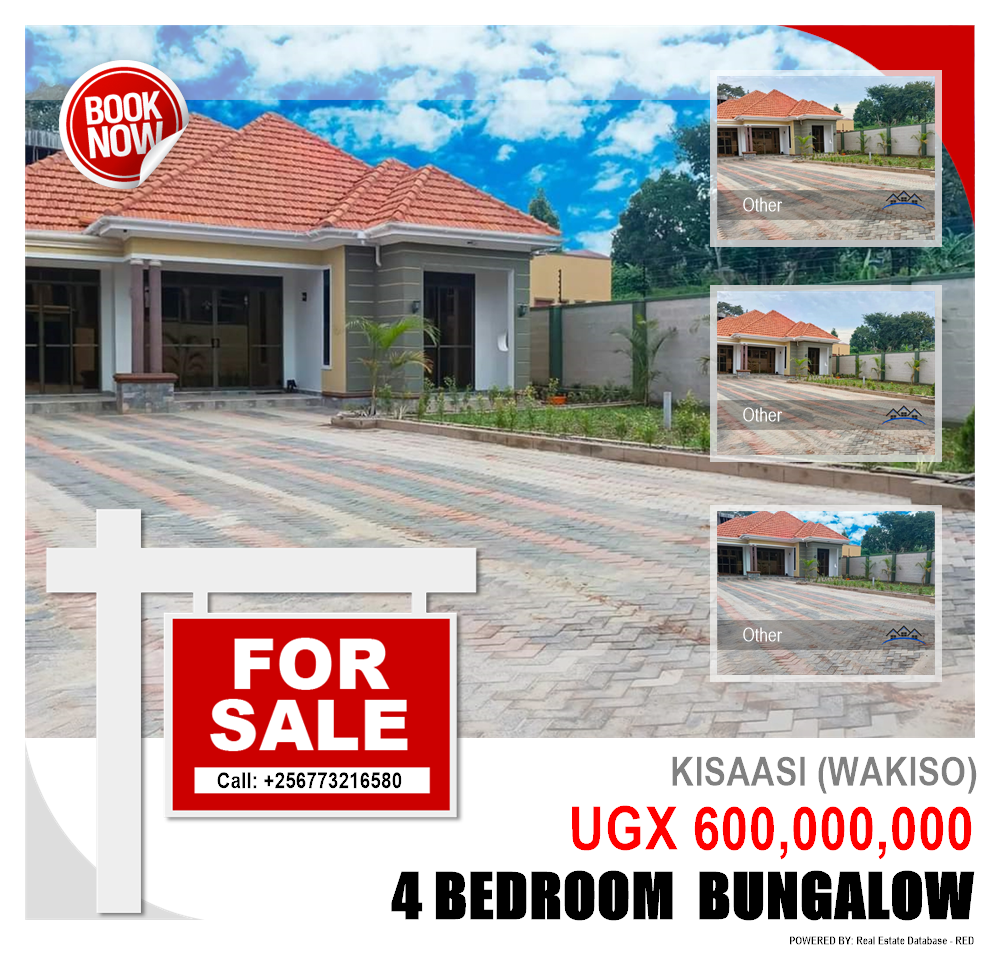 4 bedroom Bungalow  for sale in Kisaasi Wakiso Uganda, code: 218105