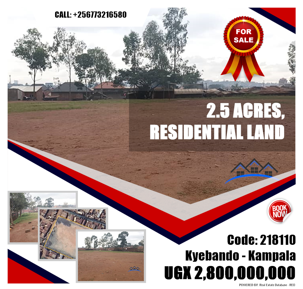 Residential Land  for sale in Kyebando Kampala Uganda, code: 218110