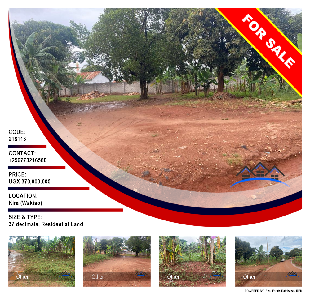 Residential Land  for sale in Kira Wakiso Uganda, code: 218113