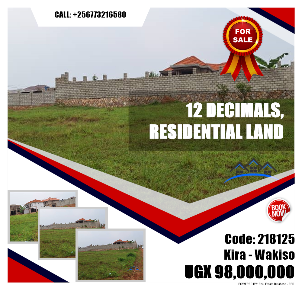 Residential Land  for sale in Kira Wakiso Uganda, code: 218125