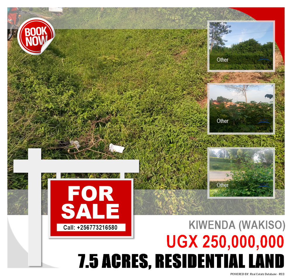 Residential Land  for sale in Kiwenda Wakiso Uganda, code: 218139