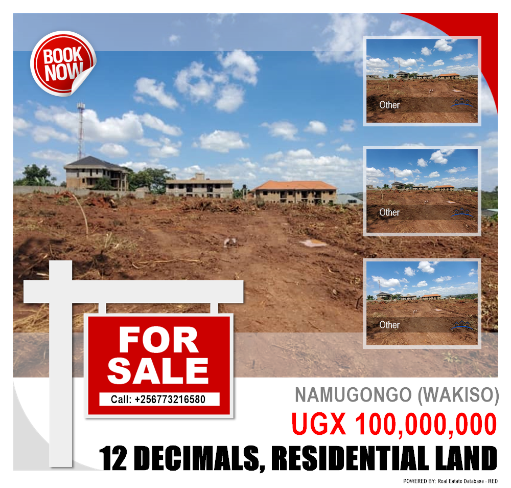 Residential Land  for sale in Namugongo Wakiso Uganda, code: 218153