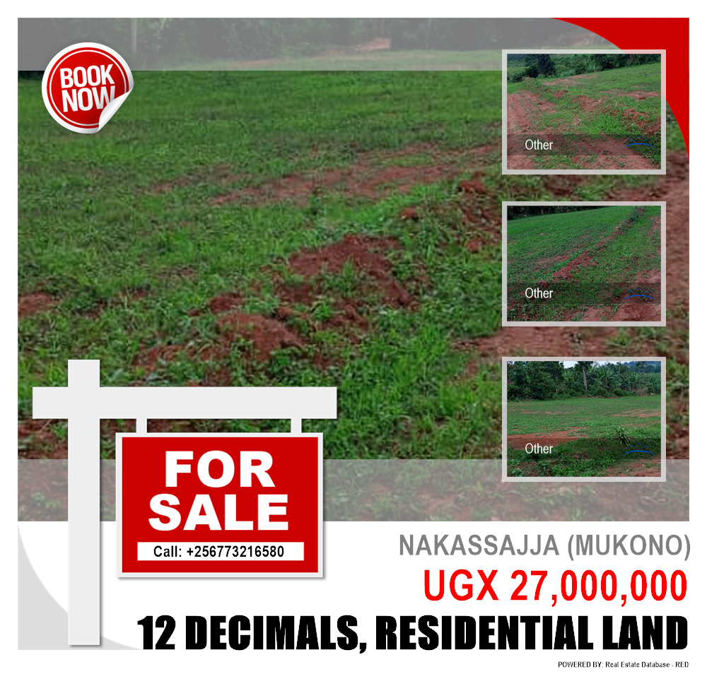 Residential Land  for sale in Nakassajja Mukono Uganda, code: 218201