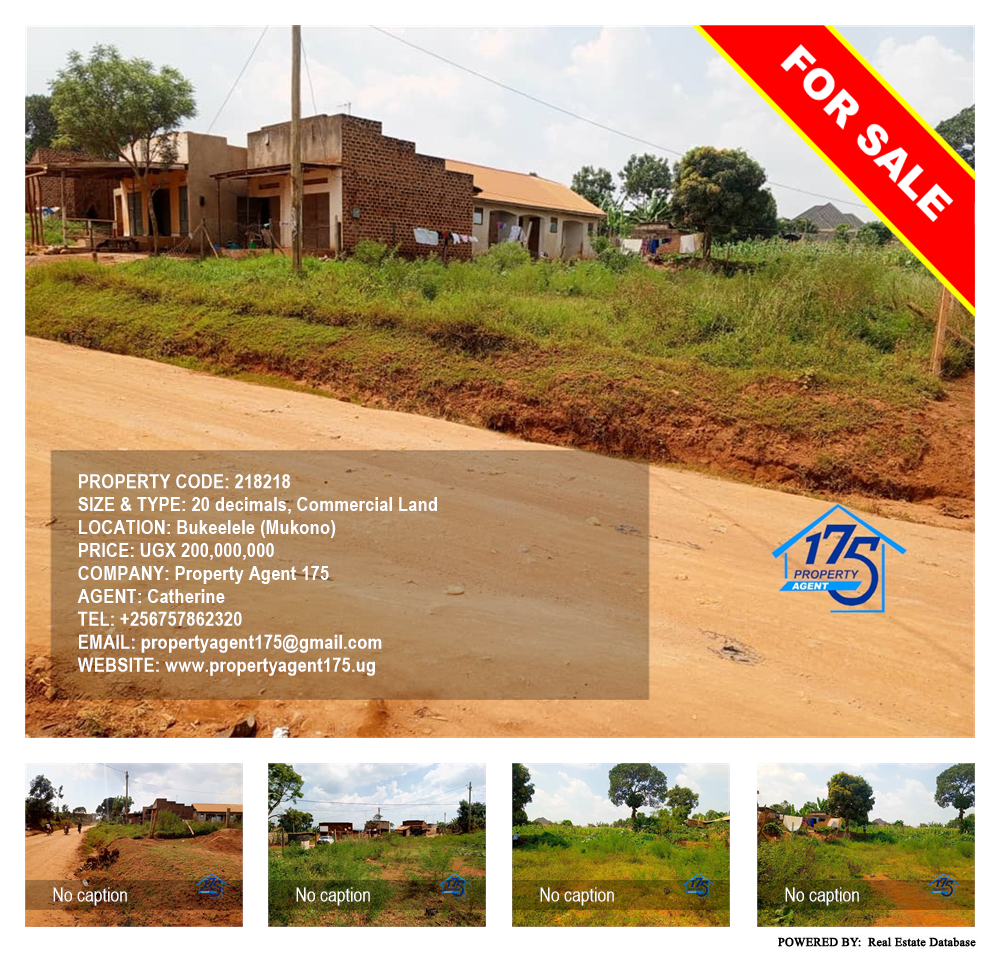 Commercial Land  for sale in Bukeelele Mukono Uganda, code: 218218