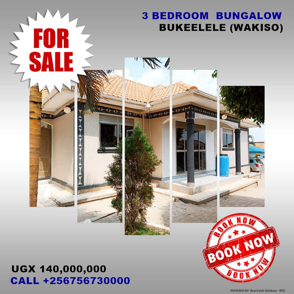 3 bedroom Bungalow  for sale in Bukeelele Wakiso Uganda, code: 218225