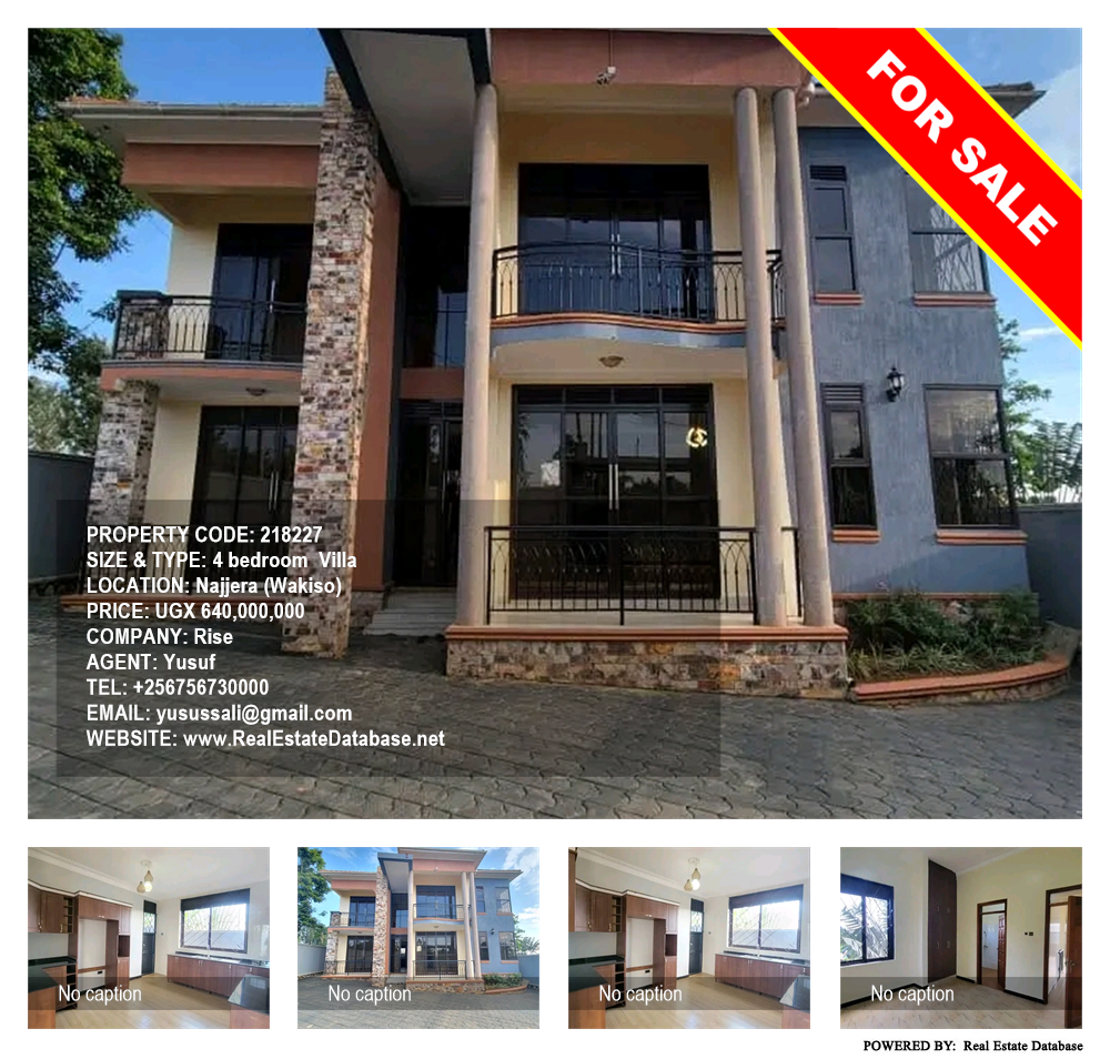 4 bedroom Villa  for sale in Najjera Wakiso Uganda, code: 218227