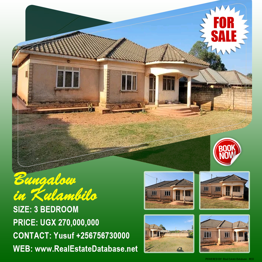 3 bedroom Bungalow  for sale in Kulambilo Wakiso Uganda, code: 218262