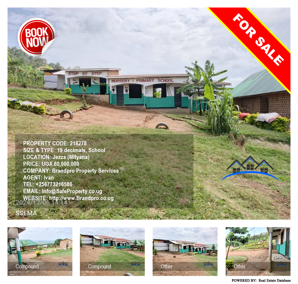 School  for sale in Jezza Mityana Uganda, code: 218278