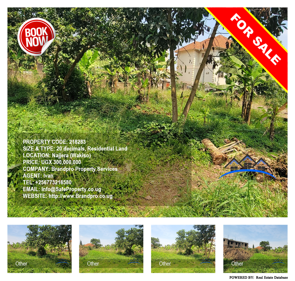 Residential Land  for sale in Najjera Wakiso Uganda, code: 218283