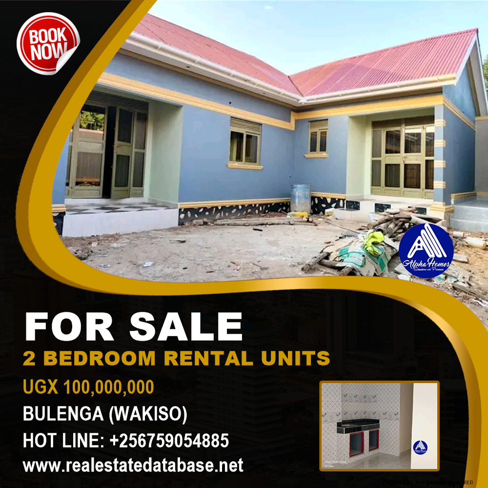 2 bedroom Rental units  for sale in Bulenga Wakiso Uganda, code: 218305