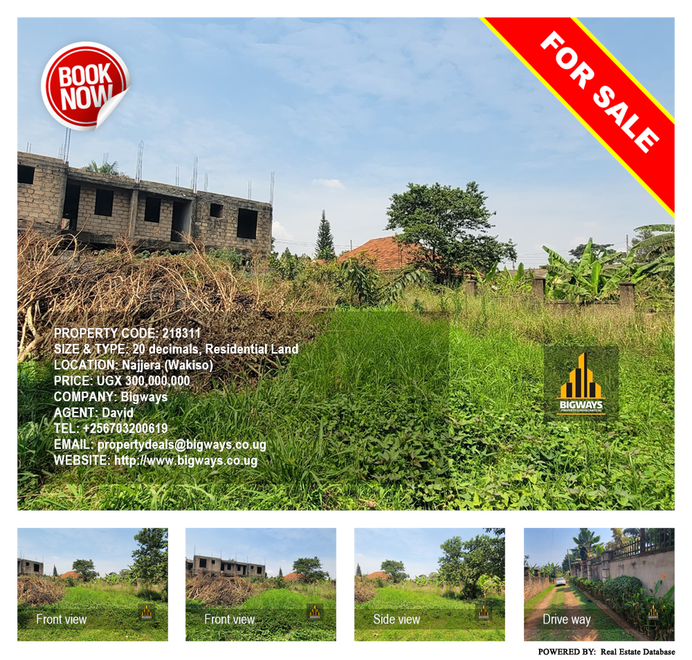 Residential Land  for sale in Najjera Wakiso Uganda, code: 218311