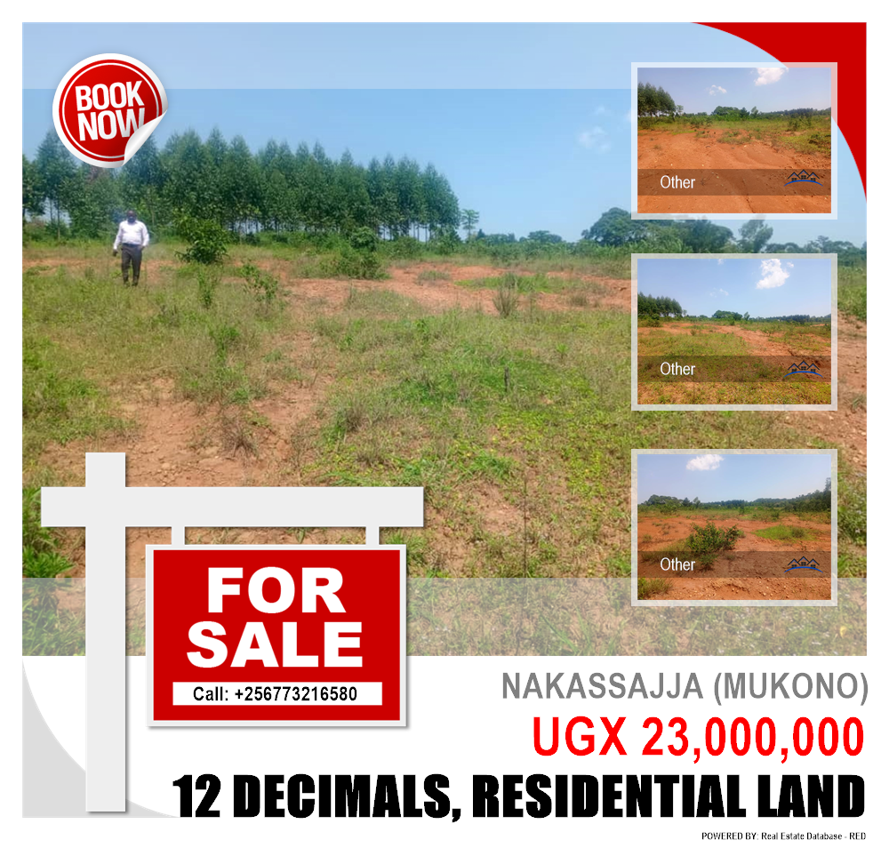 Residential Land  for sale in Nakassajja Mukono Uganda, code: 218326