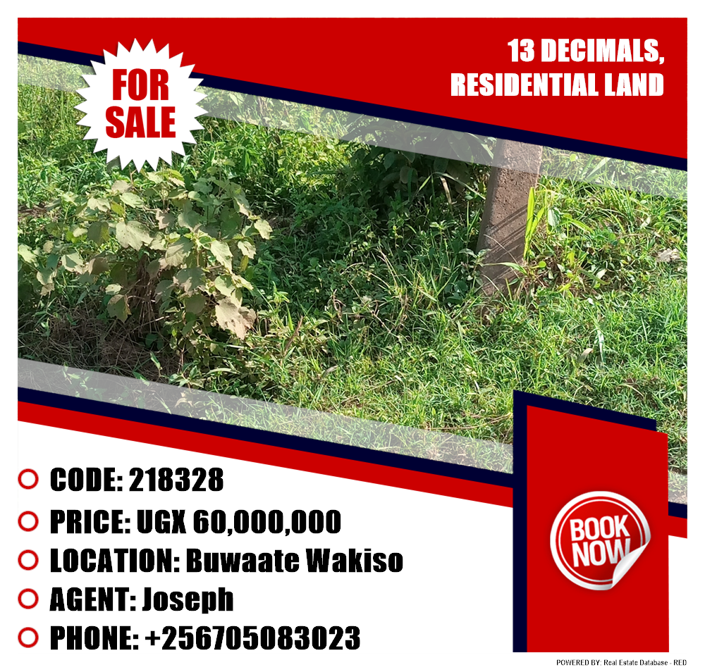 Residential Land  for sale in Buwaate Wakiso Uganda, code: 218328