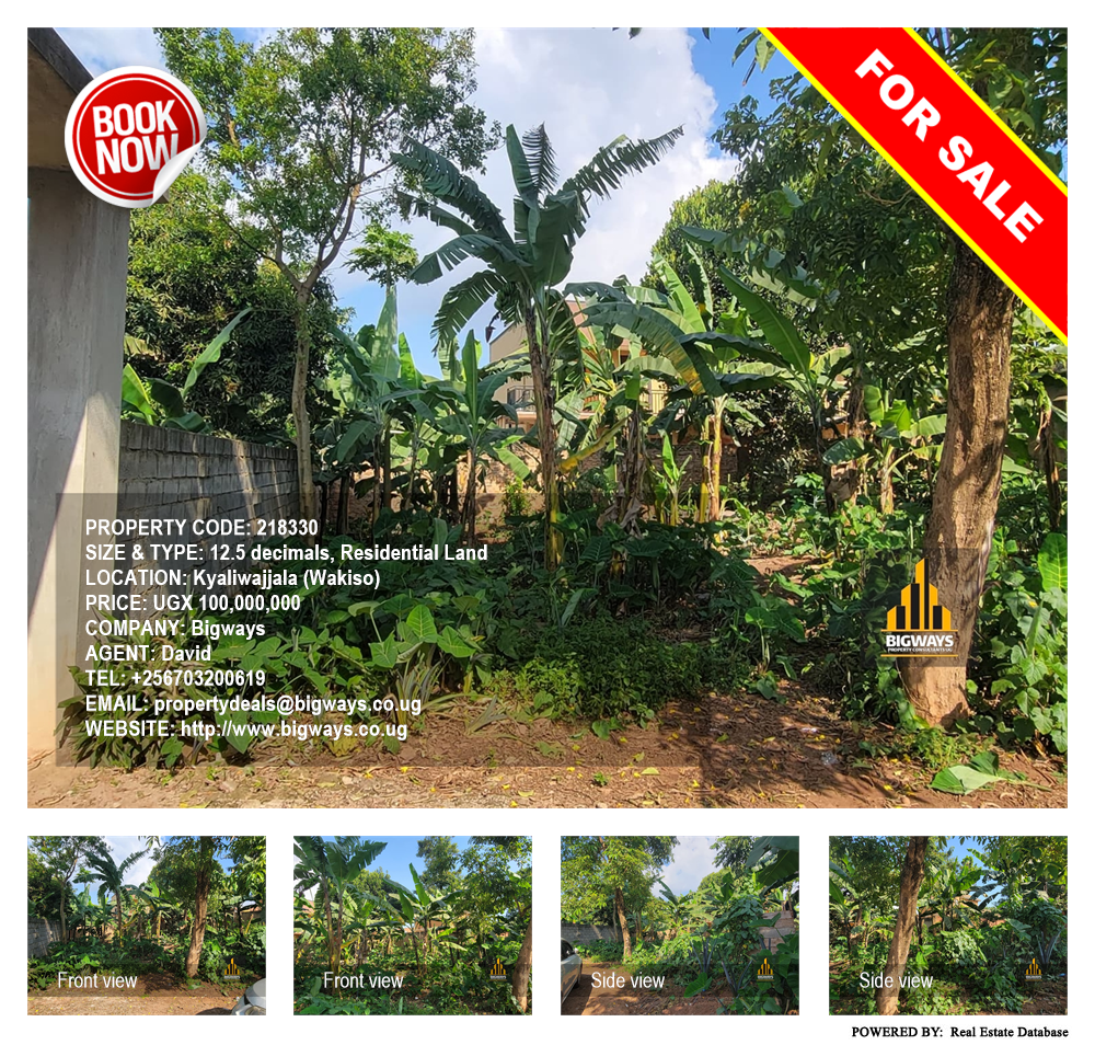 Residential Land  for sale in Kyaliwajjala Wakiso Uganda, code: 218330